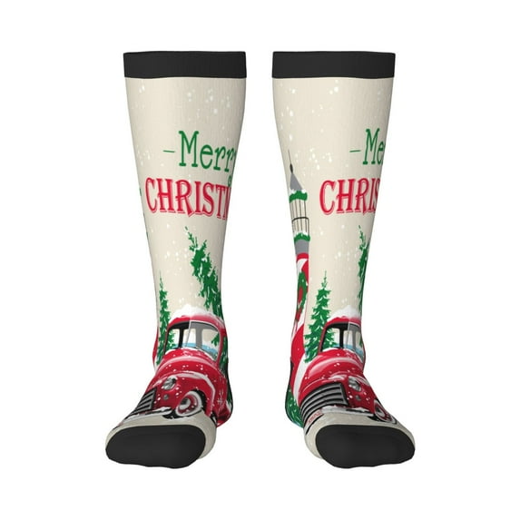 Sigee Merry Christmas 1 for Socks for Men Women Gifts for Him Boyfriend Teenage Boys Stocking Stuffers