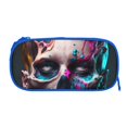thumbnail image 1 of Sigee Modern Abstract Colorful Skull B for Portable Pencil Pouch with Zipper for Students, Artists, and Office Use, 1 of 5