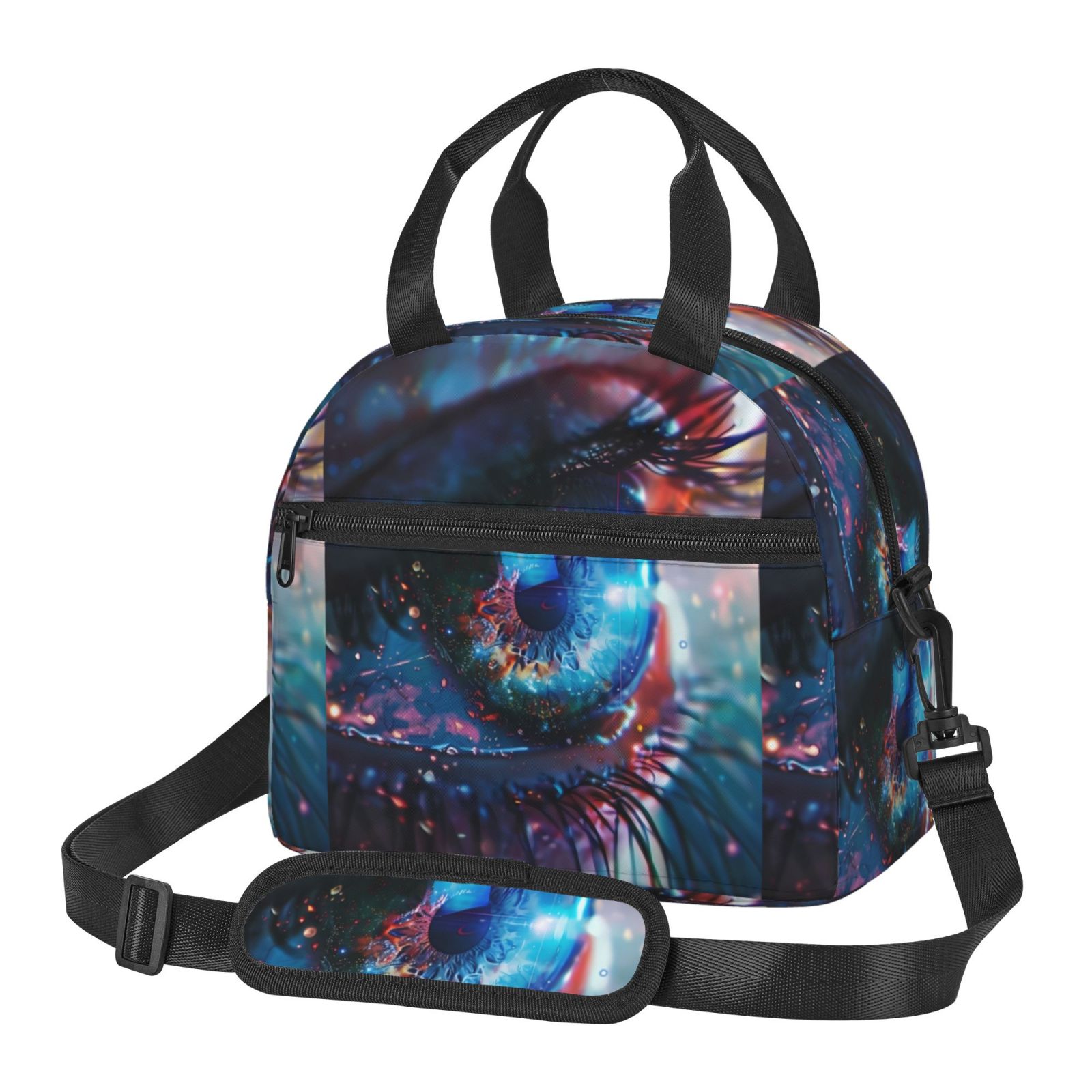 Reflection Lunch Box Sigee Modern Colorful Eyes for Reusable Lunch Box for Men/Women for ...