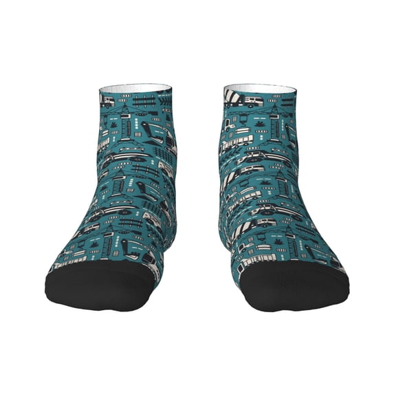 Sigee Modern Excavator for Crew Soft Moisture-wicking Socks ,Cushion Moisture Wicking Boot Socks for Men and Women