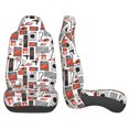 Sigee Modern Life for Universal Car Seat Covers, Premium Car Seat