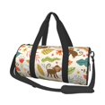 thumbnail image 1 of Sigee Monkeys in the Jungle Printed Multi-compartment Sports Gym Bag for Men and Women Large Capacity Travel Bag, Overnight Bag, 1 of 8