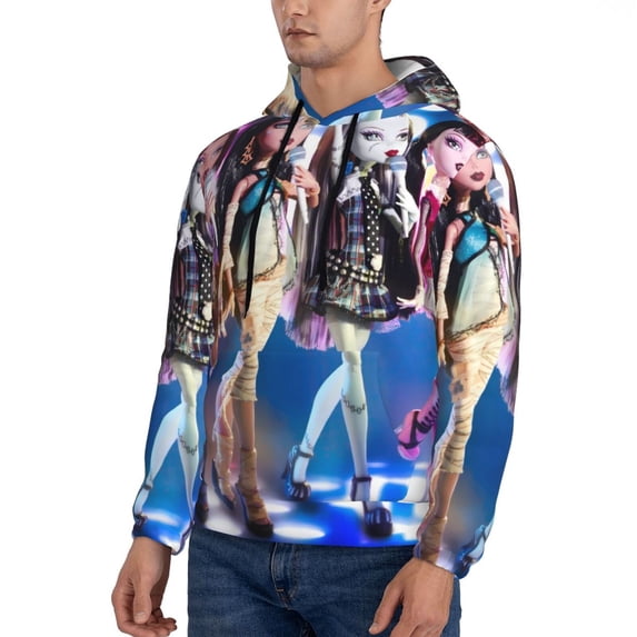 Sigee Monster High (25) for Men's Pullover Hoodie Sweatshirts Adult Casual Long Sleeve Sweatshirts ,Sizes S-4XL,Medium