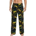 thumbnail image 1 of Sigee Monster Truck1 Print Men's Pajama Pants - Soft Lounge Sleep Bottoms with Elastic Waistband and Pockets-, 1 of 9
