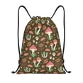 thumbnail image 1 of Sigee Mushrooms and Autumn for Drawstring Bag String Backpack for Sports, Gym, Swimming, Beach, Travel-Medium, 1 of 6