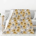 thumbnail image 1 of Sigee Music Dancing Cat for Flannel Blanket - Ultra-Soft, Warm and Cozy, Perfect for Couch, Bed, or Travel-40"x30", 1 of 6