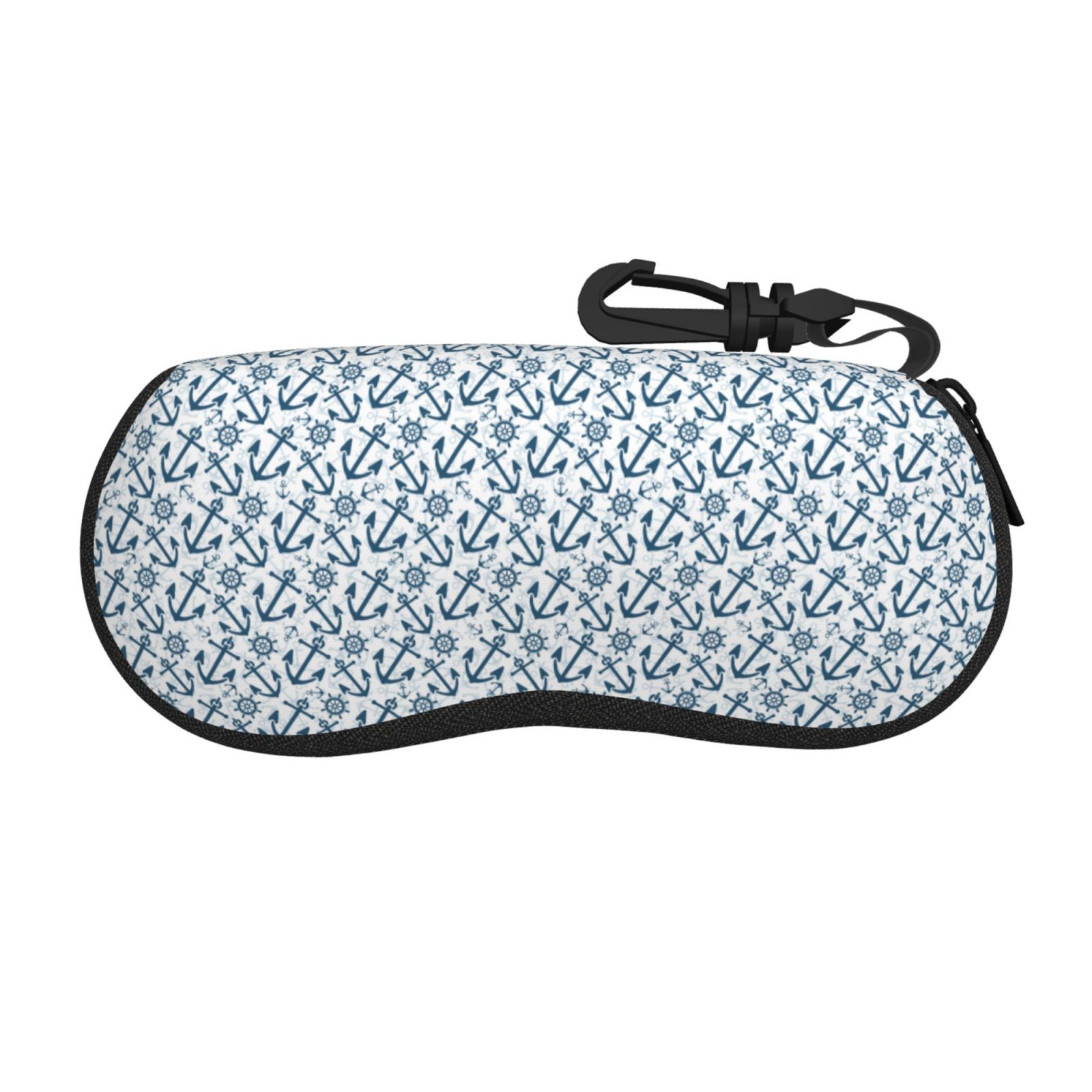 Sigee Nautical Theme Anchors for Soft Eyeglass Cases for Women and Men