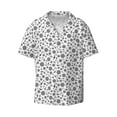 thumbnail image 1 of Sigee Nautical Themed Simple Anchors Print Men's Shirts Casual Button Down Short Sleeve Summer Beach Shirt Hawaiian Vacation Shirts Tee Shirt-4X-Large, 1 of 7
