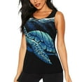 thumbnail image 1 of Sigee Ocean Turtle for Women's Workout Tank Top,Running Tank Tops,Sleeveless Gym Clothes, 1 of 8