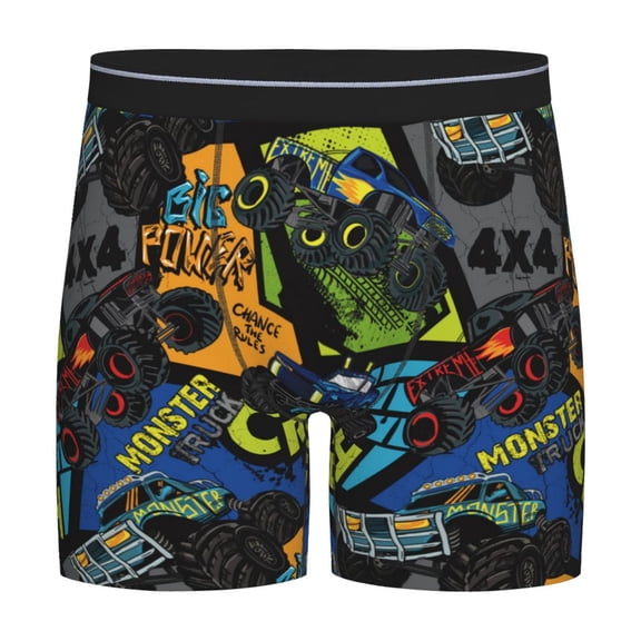 Sigee Off-Road Vehicle for Men's Boxer Briefs,Moisture Wicking and Breathable Medium