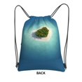 thumbnail image 1 of Sigee Paradise Island for Drawstring Zipper Backpack ,Waterproof, Durable, Lightweight Gym Bag for Sports, 1 of 5