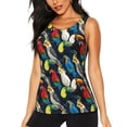 thumbnail image 1 of Sigee Parrot for Women's Workout Tank Top,Running Tank Tops,Sleeveless Gym ClothesLarge, 1 of 8