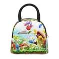 thumbnail image 1 of Sigee Pikmin (16) Print Lunch Bag for Women Men, Reusable Lunch Bag Insulated Lunch Bag Lunch Box Cooler, 1 of 1