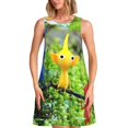 thumbnail image 1 of Sigee Pikmin (45) for Women's Sleeveless Dress Relaxed Fit Dress with Pockets, 1 of 7