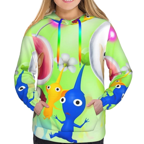 Sigee Pikmin (65) for Women's Pullover Hoodie Sweatshirts Adult Casual Long Sleeve Sweatshirts ,Sizes S-2XL,Large