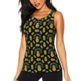 thumbnail image 1 of Sigee Pineapple for Women's Workout Tank Top,Running Tank Tops,Sleeveless Gym ClothesXX-Large, 1 of 8