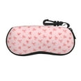 Sigee Pink Bows1 for Soft Eyeglass Cases for Women and Men Zipper