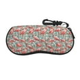Sigee Pink Flamingo for Soft Eyeglass Cases for Women and Men Zipper