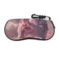 Sigee Pink Lotus Buddha for Soft Eyeglass Cases for Women and Men