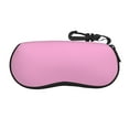 Sigee Pink for Soft Eyeglass Cases for Women and Men Zipper Portable