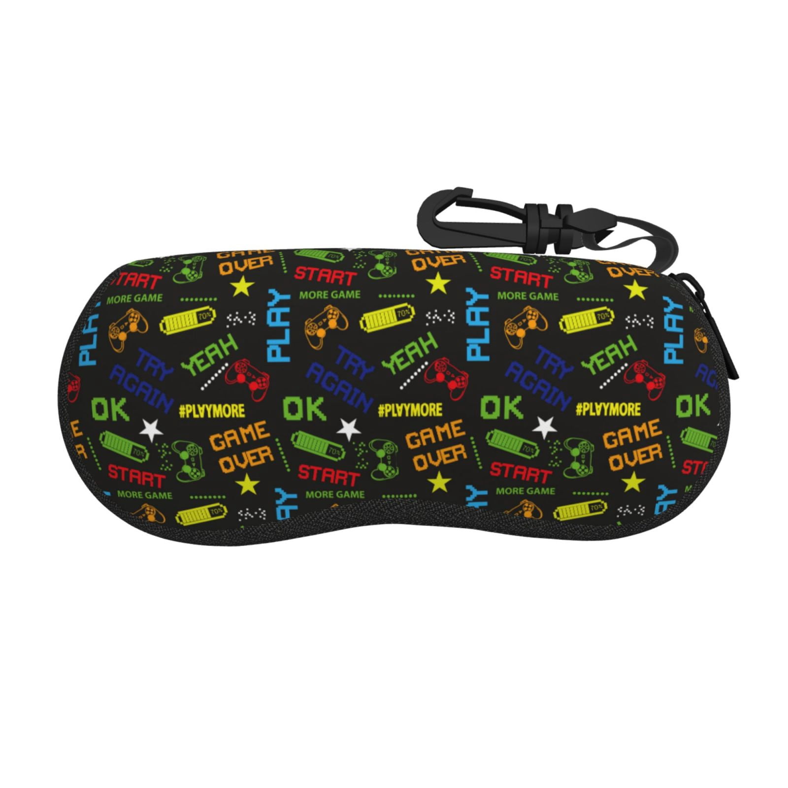 Sigee Pixel Game for Soft Eyeglass Cases for Women and Men Zipper ...