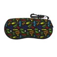 Sigee Pixel Game for Soft Eyeglass Cases for Women and Men Zipper