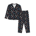 thumbnail image 1 of Sigee Play Hockey for Women’s Pajama Sets Long-Sleeved Pjs Sets for Women 2 piece Sleepwear-XX-Large, 1 of 7