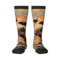 thumbnail image 1 of Sigee Playful Otter Tropical Beach for Socks for Men Women Socks Stocking Compression Socks, 1 of 6