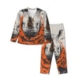 thumbnail image 1 of Sigee Polka Dot Rhino Welcome for Women’s Pajama Sets Long-Sleeved Pjs Sets for Women 2 piece Sleepwear-XX-Large, 1 of 7