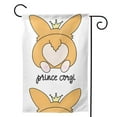 thumbnail image 1 of Sigee Prince Corgi Dog for Live Happy Decorative Small Garden Flag,Double Sided Yard Flags Holiday Garden Flags for All Seasons, 1 of 9