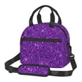 thumbnail image 1 of Sigee Purple Glitter for Reusable Lunch Box for Men/Women for Work, Office, Picnic - Spacious, Lightweight, and Easy to Clean, 1 of 5