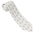 thumbnail image 1 of Sigee Rabbit And Flower for Elegant Men's Necktie,Classic Tie for Formal and Casual Occasions, 1 of 9