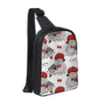 thumbnail image 1 of Sigee Rabbit And Hedgehog for Dual Pocket Sling Backpack Hiking Daypack Multipurpose Cross Body Chest Bag, 1 of 8