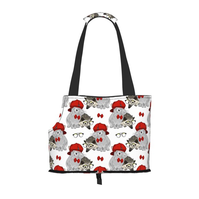 Sigee Rabbit And Hedgehog for Pet Carrier Bag for Puppy with Pockets