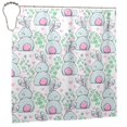 thumbnail image 1 of Sigee Rabbit Back View for Waterproof Fabric Shower Curtain 72" W x 72" H for Bathroom Shower Curtain, 1 of 5