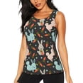 thumbnail image 1 of Sigee Rabbit Is Eating Carrots for Women's Workout Tank Top,Running Tank Tops,Sleeveless Gym ClothesX-Large, 1 of 8