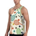 thumbnail image 1 of Sigee Racket and Tennis Ball for Men's Workout Tank Top, Athletic Gym Sleeveless Shirt - Quick Dry, Lightweight, Breathable 4X-Large, 1 of 1