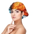 thumbnail image 1 of Sigee Red And Blue Waves for Hair Wrap Adjustable Sleep Cap for Hair Protection and Comfort, Adjustable Night Cap for Women, 1 of 6