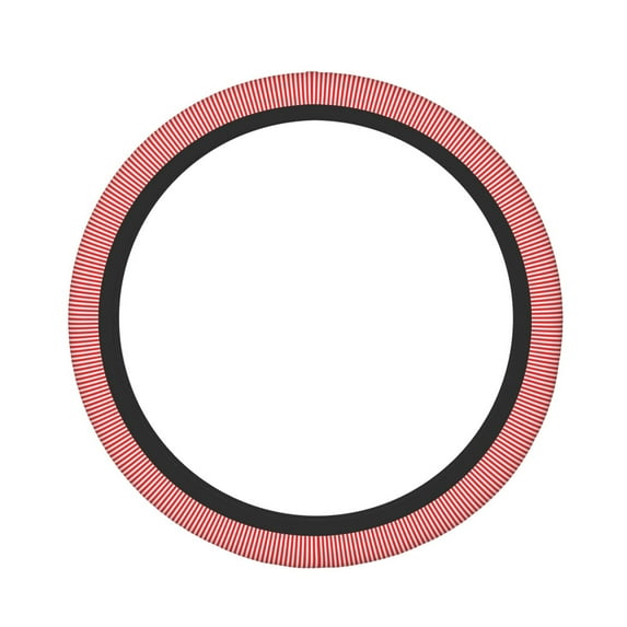 Sigee Red And White Stripes for Steering wheel cover Elastic Steering Wheel Cover Universal Fit Steering Wheel Cover