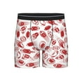 thumbnail image 1 of Sigee Red Football for Men's Boxer Briefs,Moisture Wicking and Breathable Medium, 1 of 9