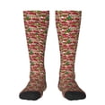thumbnail image 1 of Sigee Red Houses for Socks for Men Women Socks Stocking Compression Socks, 1 of 6