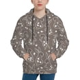 thumbnail image 1 of Sigee Retro Bunny for Boys and Girls Youth Hoodie Kids Clothes Boys' Fashion Sweatshirts-Small, 1 of 6
