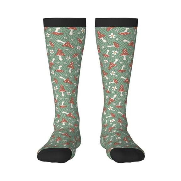 Sigee Retro Hippie Groovy Mushroom for Socks for Men Women Gifts for Him Boyfriend Teenage Boys Stocking Stuffers