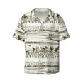 thumbnail image 1 of Sigee Rice Harvest Print Men's Shirts Casual Button Down Short Sleeve Summer Beach Shirt Hawaiian Vacation Shirts Tee Shirt-XX-Large, 1 of 7