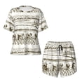 thumbnail image 1 of Sigee Rice Harvest for Sleepwear Casual Pjs with Pockets Women's Pajamas Sets Shorts 2 Piece Short Sleeve Lounge Sets XX-Large, 1 of 9