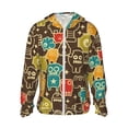 thumbnail image 1 of Sigee Robot and Monsters Print UPF50+ Men's Sun Protection Hoodie Shirt SPF UV Shirt Long Sleeve Fishing Outdoor Lightweight, S-3XL, 1 of 9