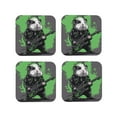 thumbnail image 1 of Sigee Rock Guitar Guinea Pig for Water-Resistant, Heat-Resistant, Non-Slip Leather Coasters Set, Ideal for Coffee Table, Office, Bar, Home Decor-Square, 1 of 6