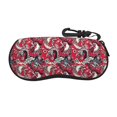 Sigee Rooster Head for Soft Eyeglass Cases for Women and Men Zipper