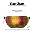 thumbnail image 1 of Sigee Rose Psychedelic for Multi-functional Belt Bag for Men and Women With Adjustable Strap For Travel Running Hiking, 1 of 1