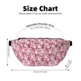 thumbnail image 1 of Sigee Rose Rabbit for Multi-functional Belt Bag for Men and Women With Adjustable Strap For Travel Running Hiking, 1 of 8